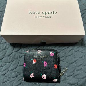 Kate Spade Staci DITSY BUDS Small Bifold Wallet